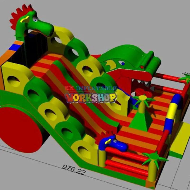 KK INFLATABLE portable inflatable bounce house manufacturer for party 4
