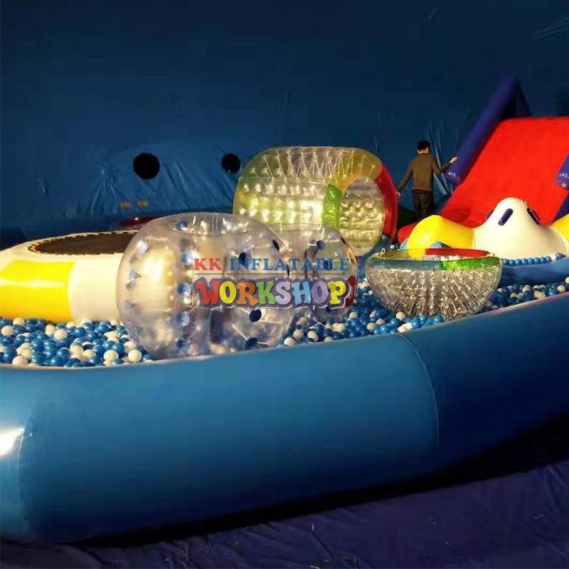Castillo inflable grande de la ballena inflable del parque de la isla de las ballenas 2