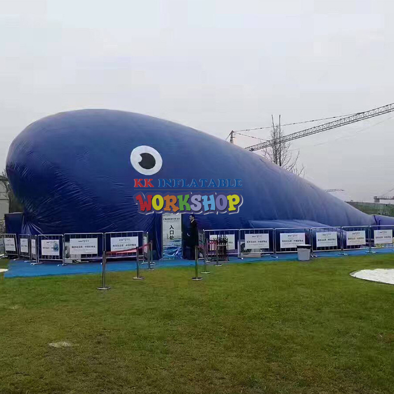 Parc gonflable d'île de baleine de PVC pour le parc d'enfants 4