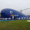 Parc gonflable d'île de baleine de PVC pour le parc d'enfants 4