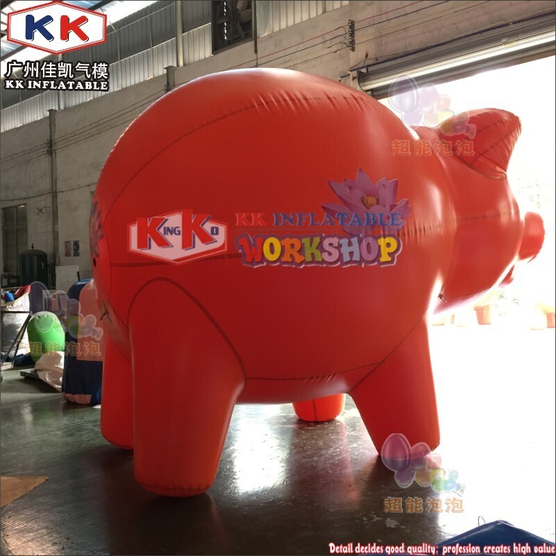 Multiple types of volatile inflatable pig models for advertising 5