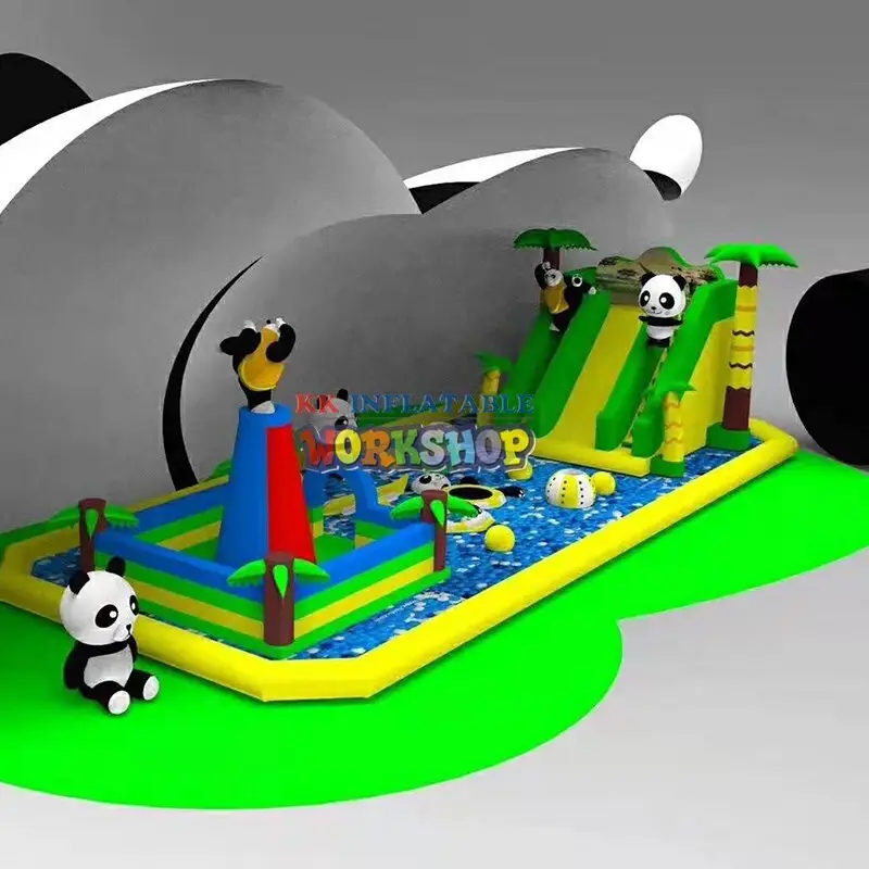 combo inflatable bounce house supplier for party KK INFLATABLE 3
