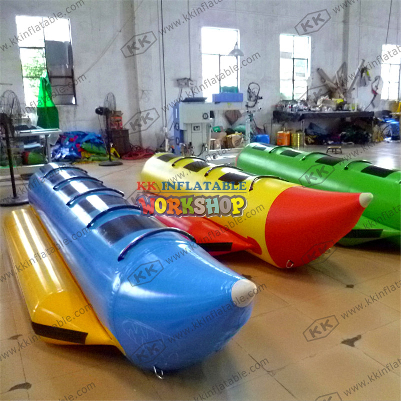 Chine Produits de loisirs de sports nautiques Bateau gonflable en caoutchouc Bateau de vitesse PVC Bateau banane simple et double rangée 4