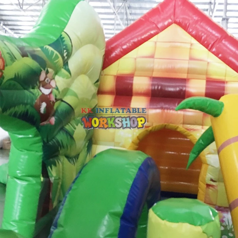KK INFLATABLE tarpaulin inflatable combo wholesale for kids 4