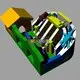 KK INFLATABLE commercial inflatable play center colorful for kids 2