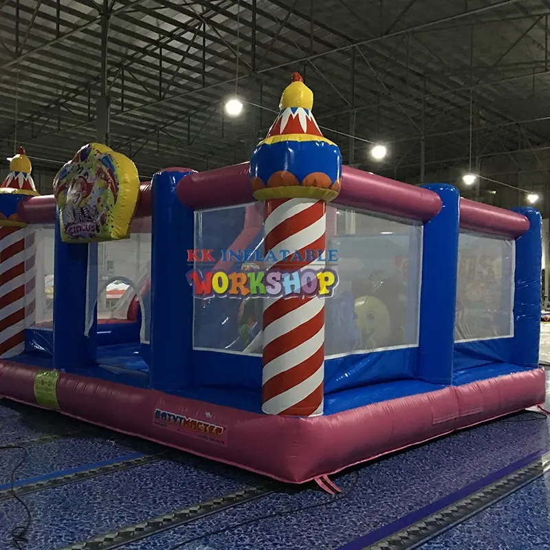 hot selling inflatable combo trampoline wholesale for amusement park 2