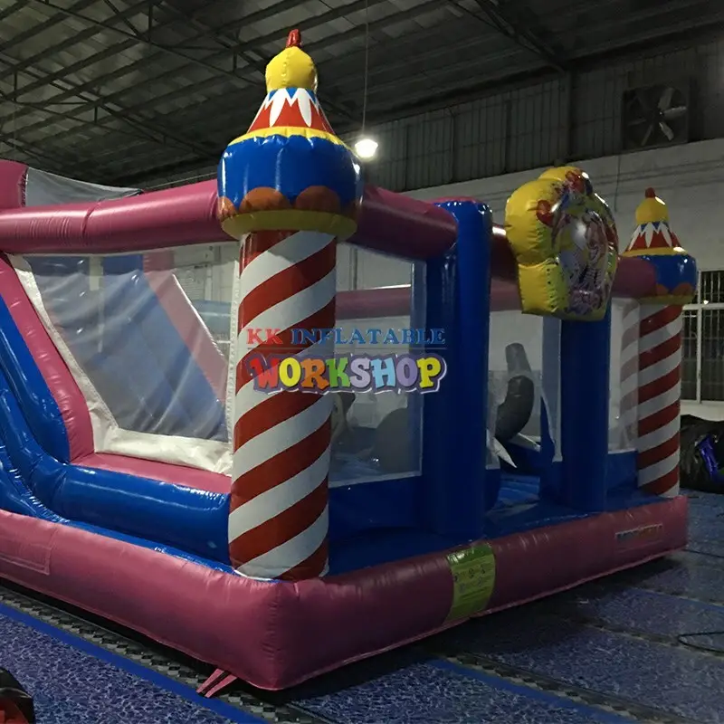 hot selling inflatable combo trampoline wholesale for amusement park 3