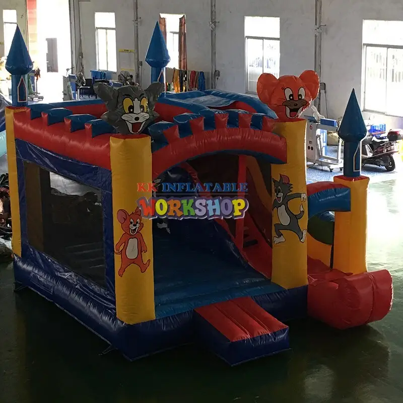 KK INFLATABLE fun bouncy jumper manufacturer for playground 4