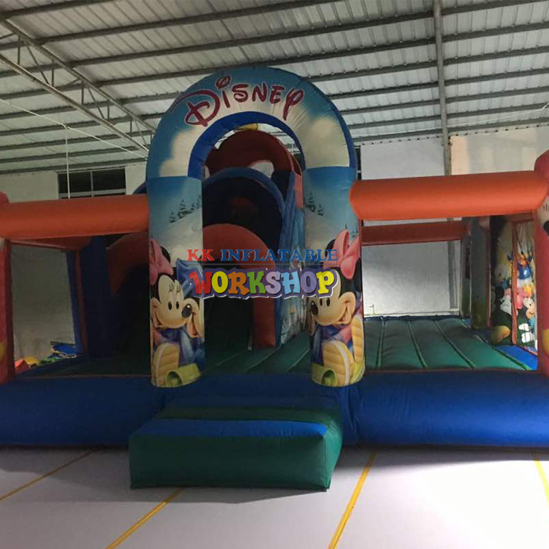 Mickey Mouse & Minion Combo Château gonflable avec toboggan pour enfants 4