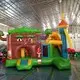PVC kids water slide truck for exhibition KK INFLATABLE 2