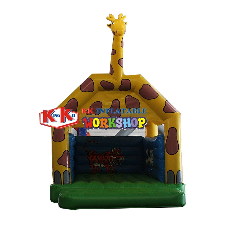 4*5M small inflatable cartoon trampoline for kids 1