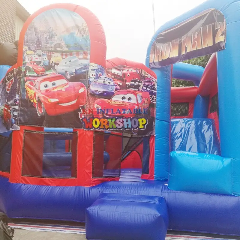 KK INFLATABLE large slide pool inflatable play center various styles for kids 3