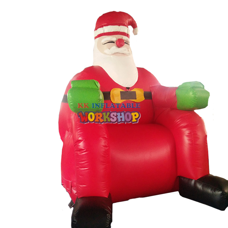 Dessin animé gonflable du père noël, style assis, 3-13M 1