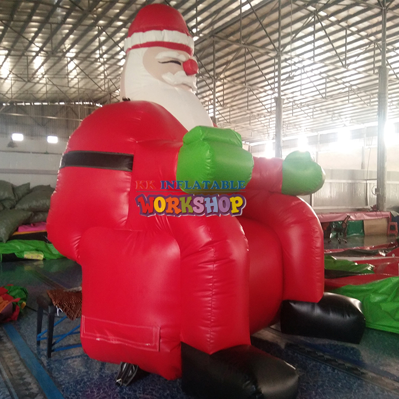Dessin animé gonflable du père noël, style assis, 3-13M 4