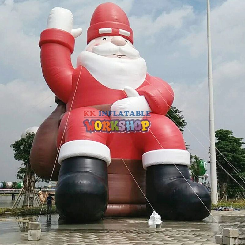 Commercial custom inflatable Santa Claus Christmas model 1