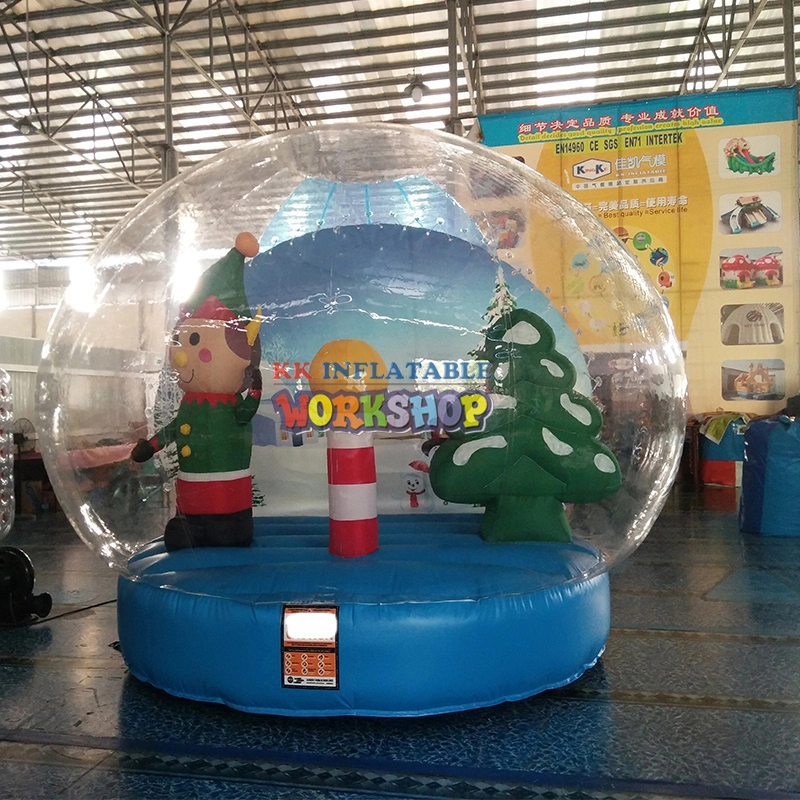 Inflatable Snow Globe For Christmas 3M/10ft Dia Inflatable Human Snow Globe For People Go Inside Christmas Yard Snow Globes 1