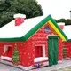 Oxford Fabric Inflatable X'Mas Castle House, New Christmas Tent Inflatable Decorations 2