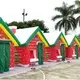 Oxford Fabric Inflatable X'Mas Castle House, New Christmas Tent Inflatable Decorations 3