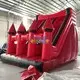 KK INFLATABLE hot selling moon bounce water slide trampoline for amusement park 2