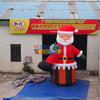 Customized Outdoor Christmas Decorations 6ft LED Lights Promotion Standing Up Inflatable Christmas Santa Claus 5