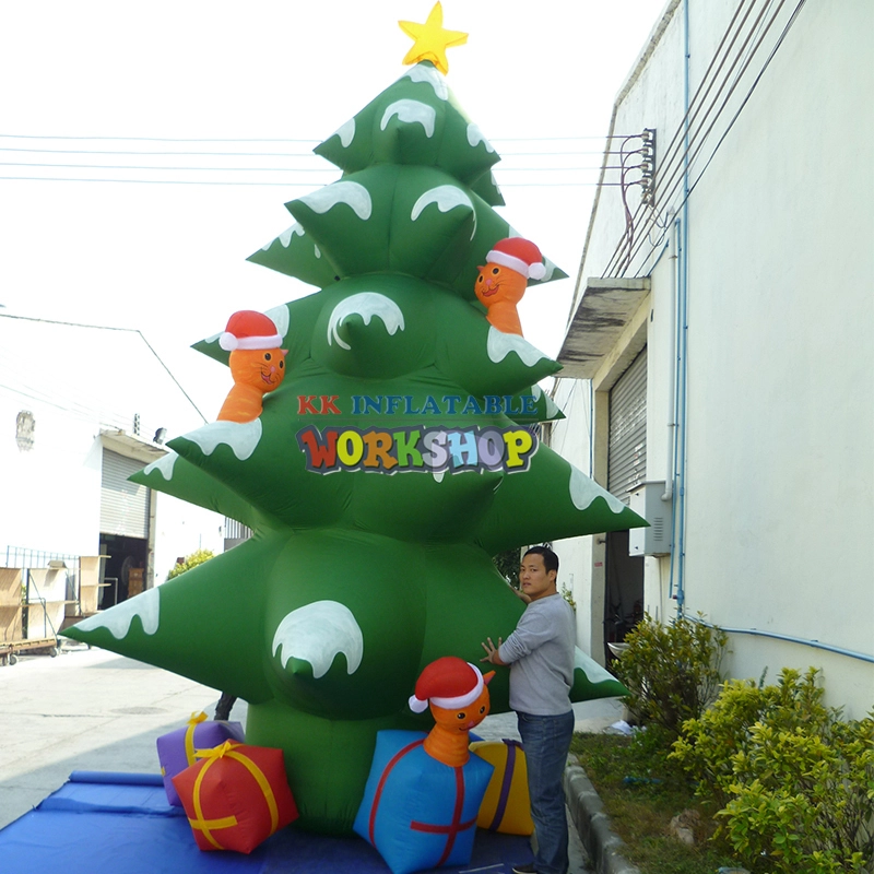 Giant inflatable Christmas Tree, Inflatable Xmas Tree With LED Lights For Holiday Decoration 1