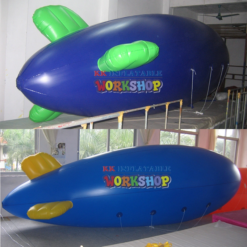 inflatable zeppelin helium blimp with logo 1