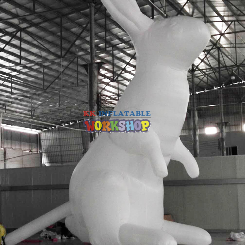 Lapin gonflable géant blanc extérieur populaire 4