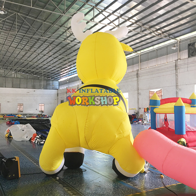 Inflable blando ambiental, ciervo saltador, juguetes, alce inflable 2