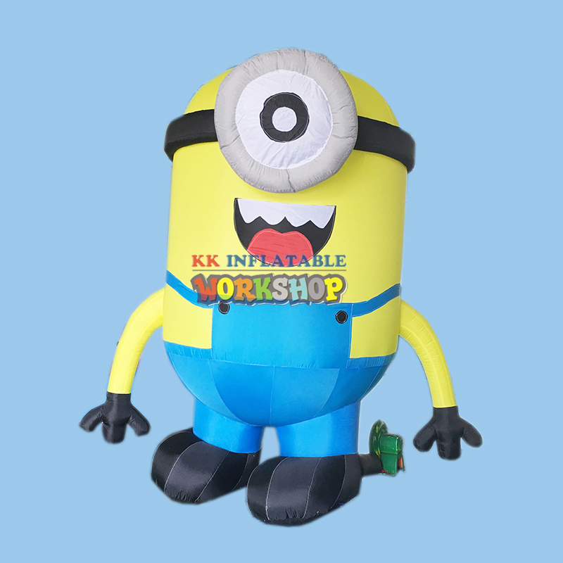 Publicidad inflable gigante de dibujos animados de animales personalizada 3