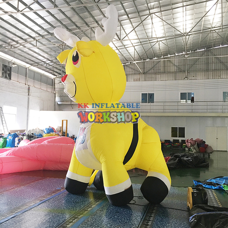 Publicidad inflable gigante de dibujos animados de animales personalizada 1