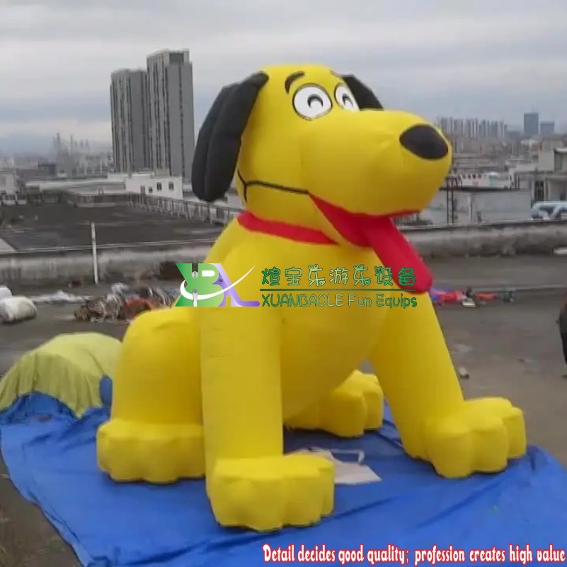 Chien gonflable de modèle animal de bande dessinée gonflable 6