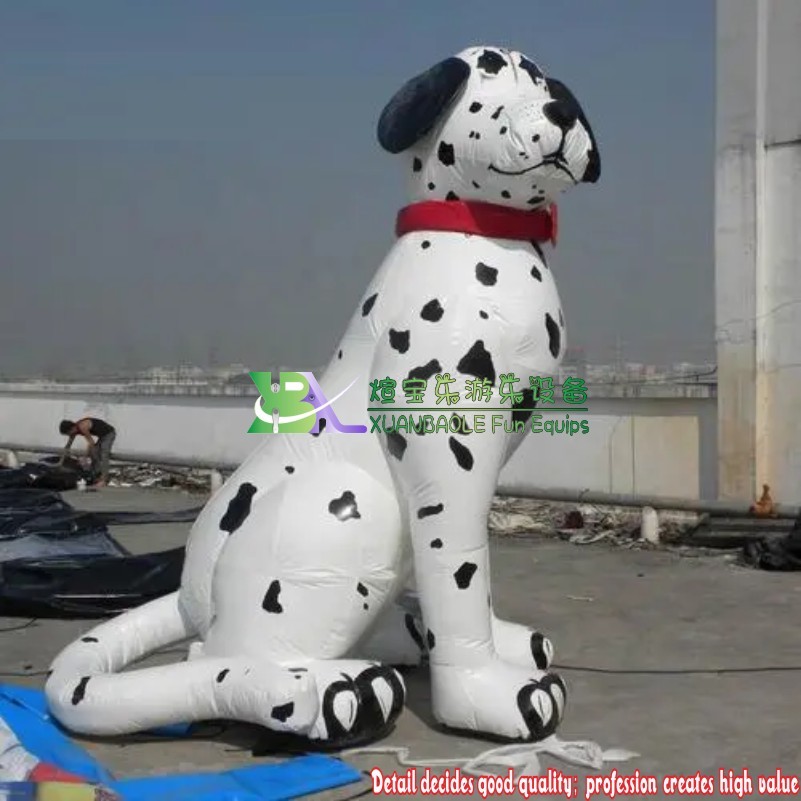 Chien gonflable de modèle animal de bande dessinée gonflable 4