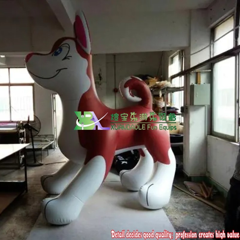 Chien gonflable de modèle animal de bande dessinée gonflable 5