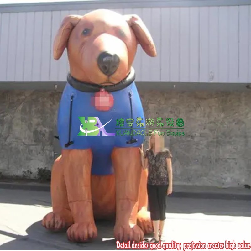 Chien gonflable de modèle animal de bande dessinée gonflable 8