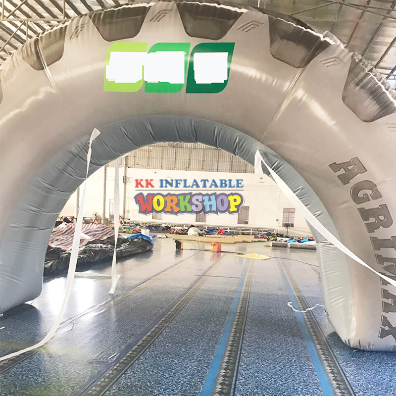 Precio de fábrica Arcos publicitarios inflables en forma de neumático Proveedor-KK XuanBaoLe 3