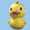 2024 New Most Popular Giant Inflatable big Yellow Duck model 1