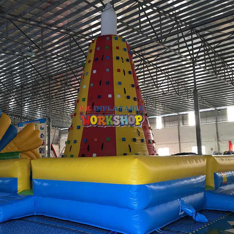 Saut gonflable, grand mur d'escalade, jeu de Sport, jeu de roche d'escalade gonflable 8