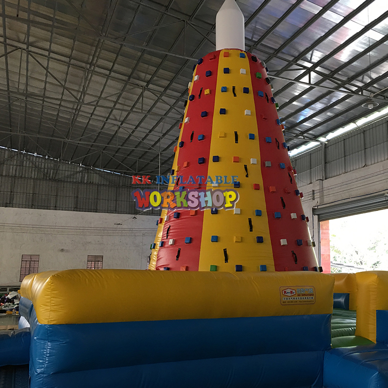 Saut gonflable, grand mur d'escalade, jeu de Sport, jeu de roche d'escalade gonflable 7