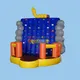 KK INFLATABLE quality rock climbing inflatable foam for for amusement park 2
