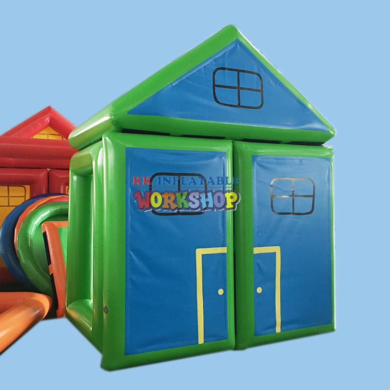 KK INFLATABLE portable kids climbing wall manufacturer for training game 2