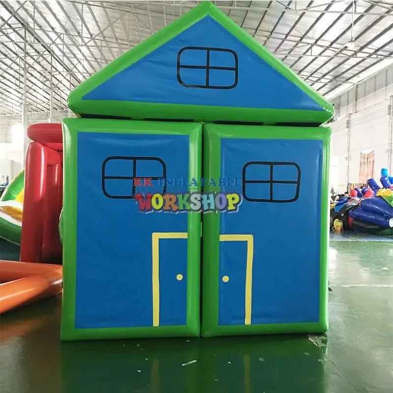 KK INFLATABLE portable kids climbing wall manufacturer for training game 4