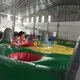 long inflatable rock climbing wall trampoline for for amusement park KK INFLATABLE 7