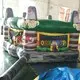 long inflatable rock climbing wall trampoline for for amusement park KK INFLATABLE 4