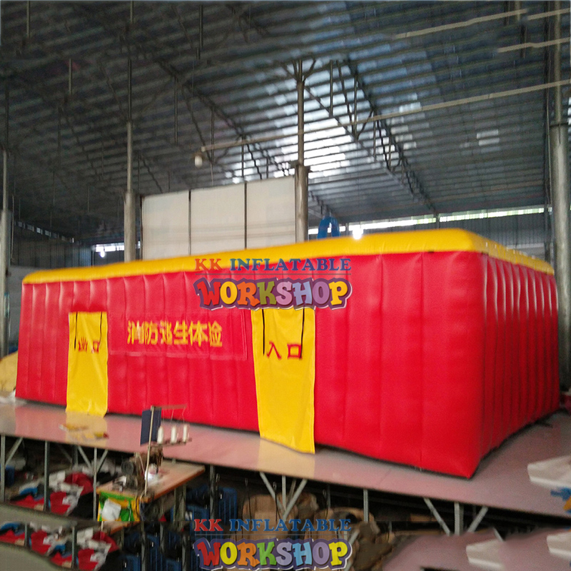 Children's Fire Education Tunnel - Imitation Room Inflatable Fire Safety Tent 5