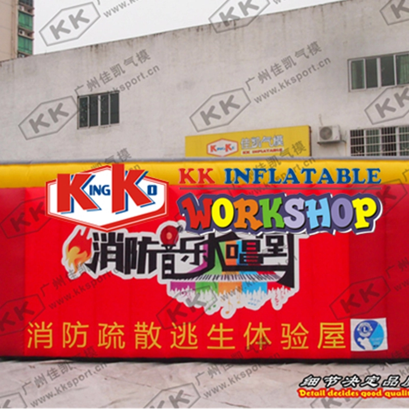 inflatable fire escape inflatable fire drill education excise tent 1