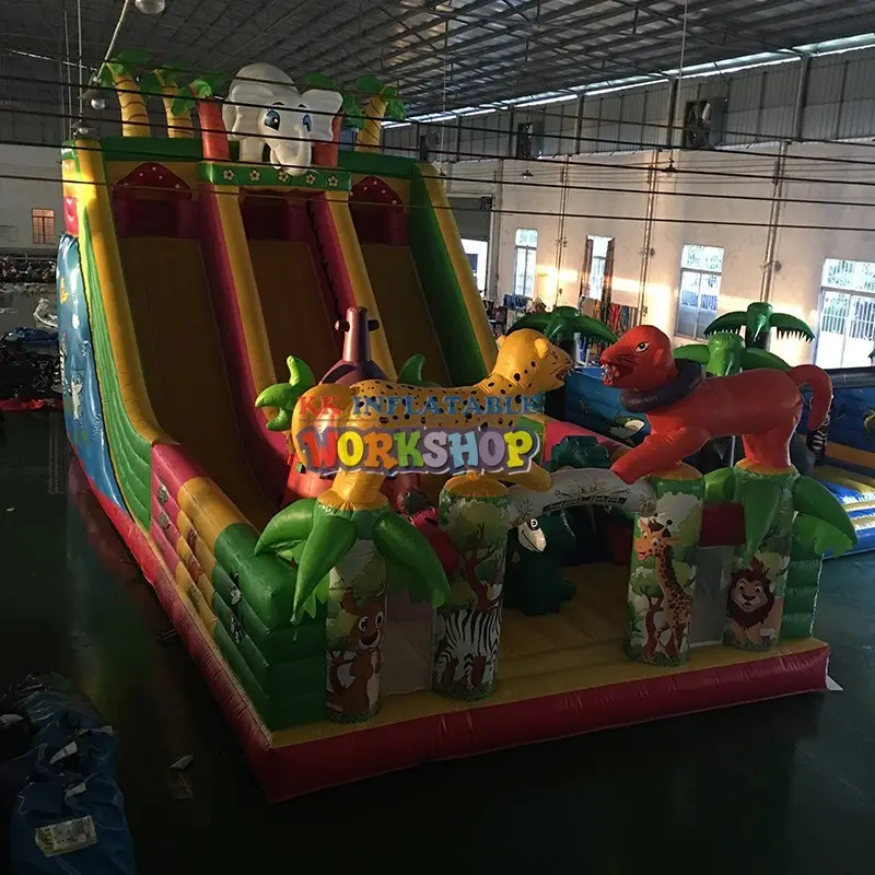 KK INFLATABLE trampoline inflatable iceberg factory direct for for amusement park 3