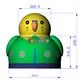KK INFLATABLE cartoon minion inflatable colorful for exhibition 4