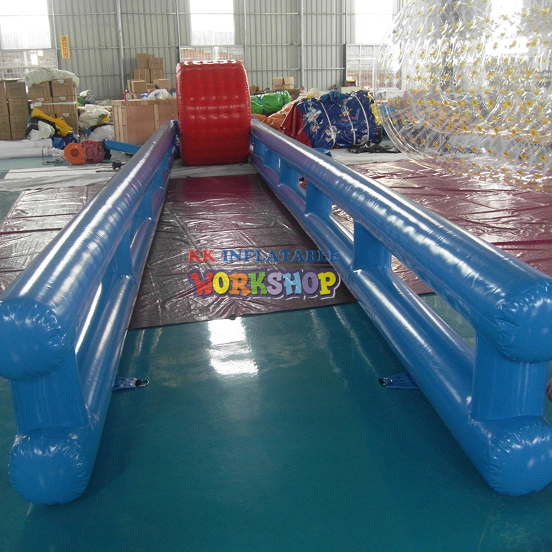 Inflatable Zorb Ball Race Track PVC go kart racing track for sporting party 1