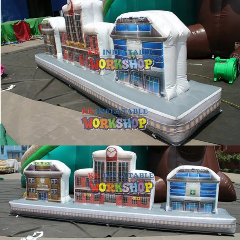 quality inflatable play center slide pool various styles for playground 4