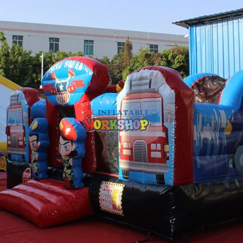 KK INFLATABLE funny obstacle course for kids supplier for adventure 3